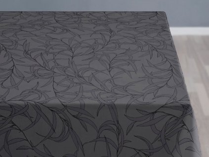 Kuchyňský okrouhlý ubrus Sodahl Breeze Grey | Šedá (Typ 140x180 cm)