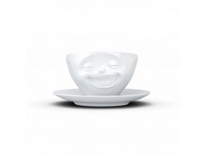 T014701 KaffeeTasse Lachend Weiss 0001