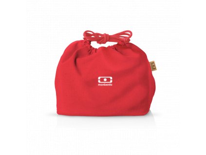 Taška na svačinový box MonBento Pochette Podium Red | Červený