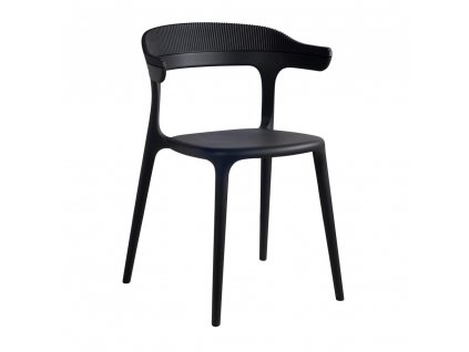 Jídelní židle Muubs Luna Stripe | černá