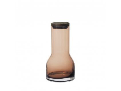 124629 1 karafa na vodu blomus lungo 650 ml kourova seda