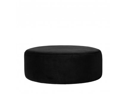 Pouf Broste Wind 82x30 cm | černý