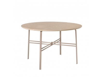 Skládací stolek Broste Oda Ø 120 cm | béžový
