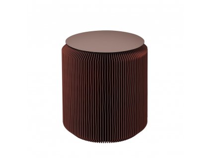 Odkládací stolek Broste Pam Ø 46 cm | hnědý