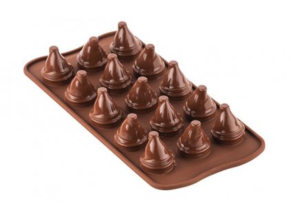Silikonová forma na čokoládu Silikomart SCG56 MR & MRS BROWN