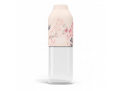 Láhev na vodu MonBento Positive M Ambition - Animals Collection | růžová