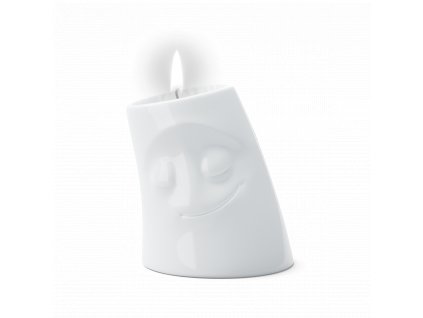 T028101 Kerzenschmusie Kuschelig Weiss 01