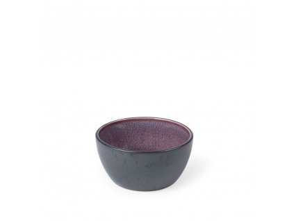 45033 Schale 10 cm Steingut Schwarz lila 1
