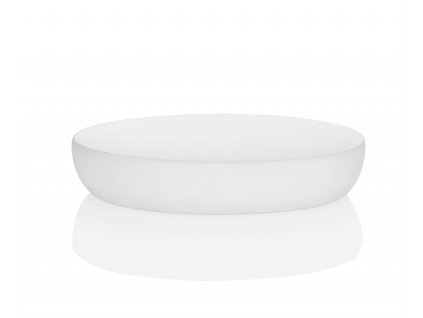 Matná bílá miska na mýdlo s texturou Andrea House | bílá
