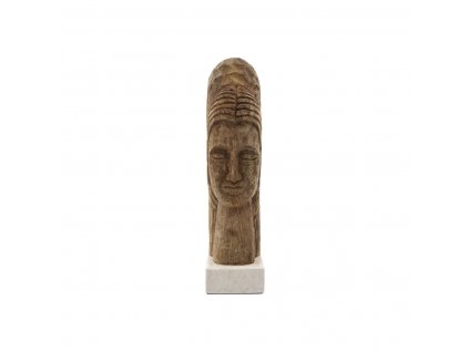 13603 drevena figurka house doctor mindful natural 36 cm prirodni