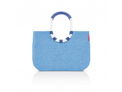 Modní kabelka / taška na nákupy Reisenthel Loopshopper L | frame twist azure