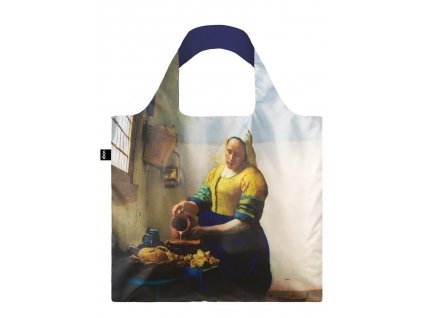 Skládací nákupní taška LOQI JOHANNES VERMEER The Milkmaid & Irma Boom