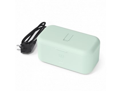 Kompaktní ohřívací svačinový box MonBento Warmer green Pastel | tyrkysová