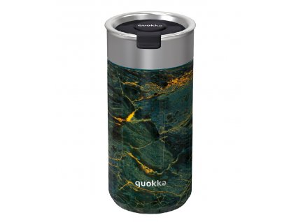 Termohrnek se sítkem Quokka Boost 400 ml, greenstone