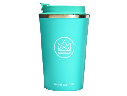 Designový termohrnek, 380 ml Neon Kactus | tyrkysový