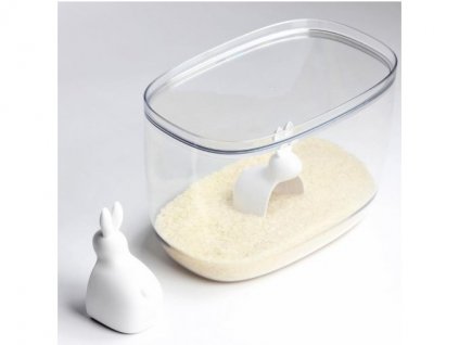 Zásobník na rýži s lopatkou QUALY DESIGN Bella Bunny 10323, 7L