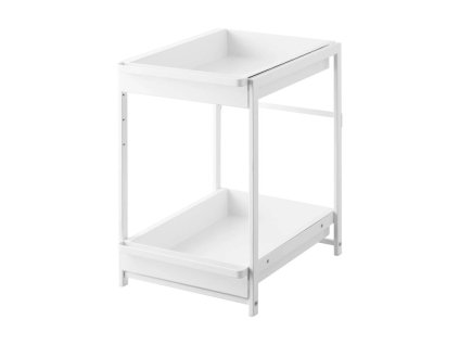 38463 2 patrovy vysuvny organizer pod drez yamazaki tower 1460 bily