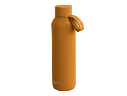 148176 quokka botella termo acero inoxidable solid con colgador mustard 630 ml
