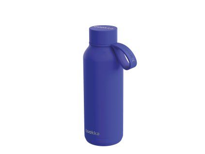 148905 quokka botella termo acero inoxidable solid con colgador dusk blue 510 ml