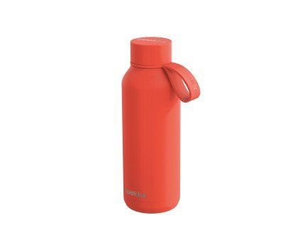 148908 quokka botella termo acero inoxidable solid con colgador orange 510 ml