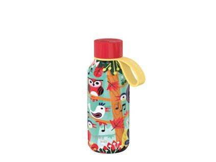 148917 quokka kids botella termo acero inoxidable solid con colgador grove birds 330 ml