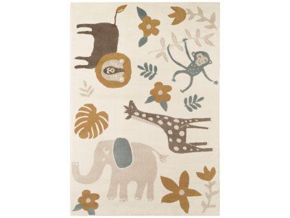 Dětský koberec Adventures 106213 Cream Multicolor