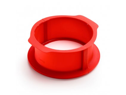 Silikonová pečicí nádoba na dort 15 cm Lékué | červená