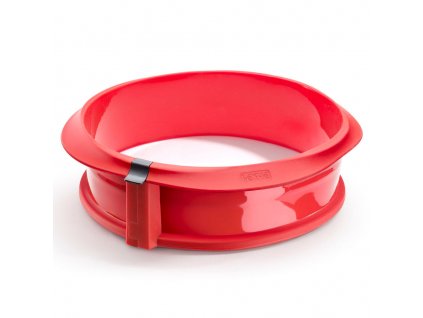 Silikonová pečicí nádoba na dort Springform Mould 23 cm  | červená