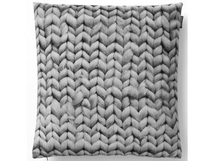 27465 4 povlak na dekoracni polstar snurk twirre 50x50 cm sedy