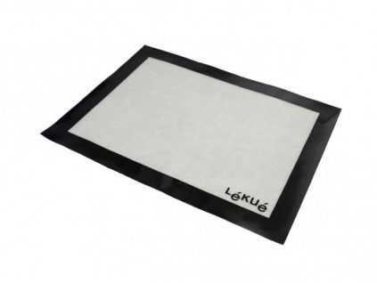Silikonová kuchyňská podložka na pečení Lékué 40x30 cm | černá