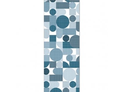 Dárkový balicí papír ArteBene Geometrik 70 x 200 cm | modrý detail