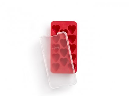 Silikonová forma na led Lékué Heart Ice Cubes | srdíčka