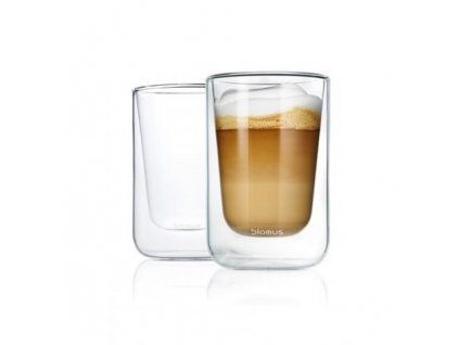 51756 termo sklenicka blomus nero cappuccino 2 ks