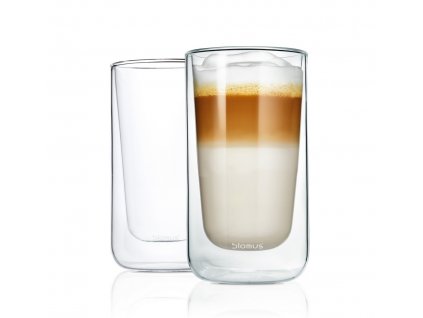 Termosklenička Blomus Nero latte mach. 2 ks