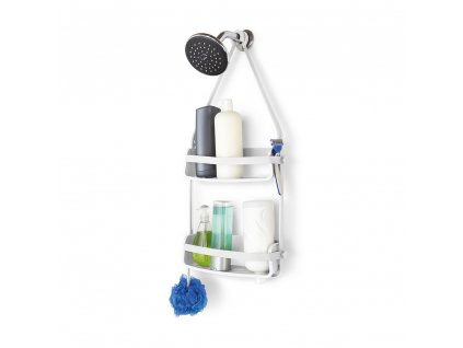 Polička do sprchy Umbra Flex Shower Caddy | bílá detail