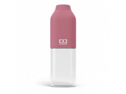 Láhev na vodu MonBento Positive M Pink Blush | bordo