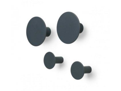 71225 hacky na zed blomus ponto set 4ks sedy