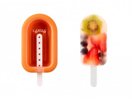 Silikonová forma na nanuky, zmrzlinu Lékué Stackable Popsicle Orange | velké