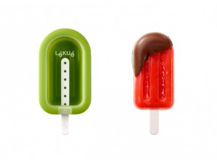 Silikonová forma na nanuky, zmrzlinu Lékué Stackable Popsicle Green | velké