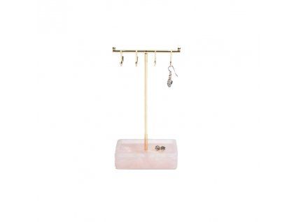 73937 1 stojan na sperky stackers small rose quartz t bar ruzova