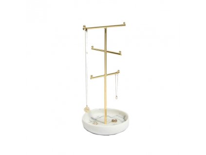 Stojan na šperky Stackers Large Marble 6 Hook | mramor