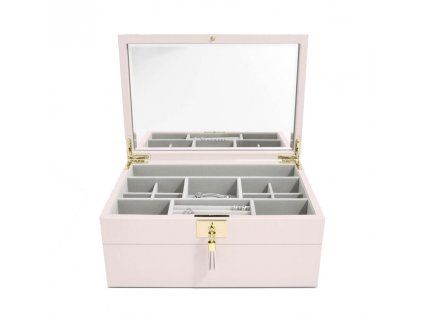 73958 10 sperkovnice stackers blossom pink leather ruzova