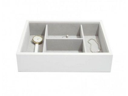 73994 box na sperky stackers orchid white leather watch accessories bila