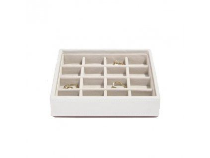 74060 6 sperkovnice stackers white charm 16 bila