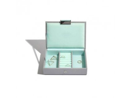 74078 4 sperkovnice stackers grey mint mini lid tyrkysova