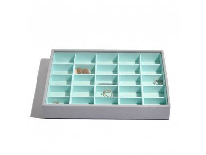 74090 box na sperky stackers grey mint classic 25 tyrkysova