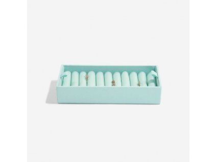 75437 3 prihradka na prstynky stackers mint ring roll tyrkysova