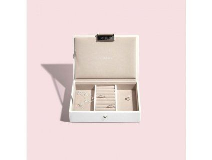 75548 sperkovnice stackers white mini lid bila