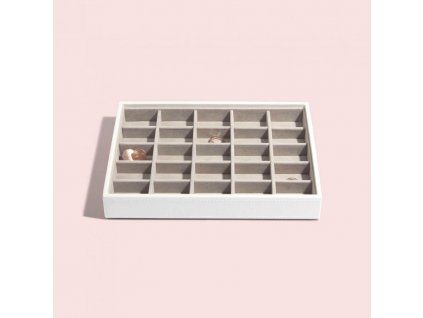 75554 2 box na sperky stackers white classic 25 bila