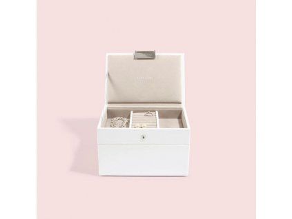 75566 sperkovnice stackers white mini bila